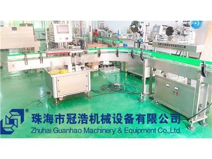 旋蓋機(jī)，鋁箔封口機(jī)，貼標(biāo)機(jī)，噴碼機(jī)，整套生產(chǎn)線已完成生產(chǎn)送貨至客戶公司